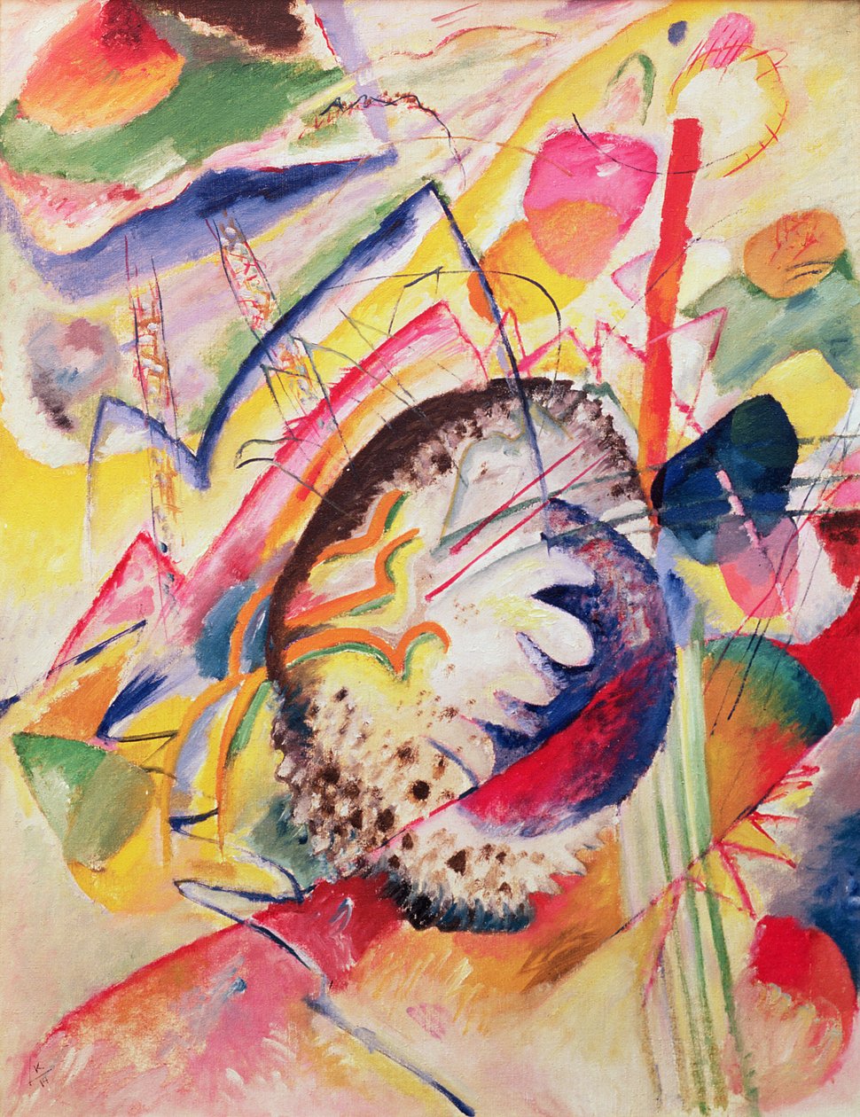 Büyük Çalışma, 1914 by Wassily Kandinsky
