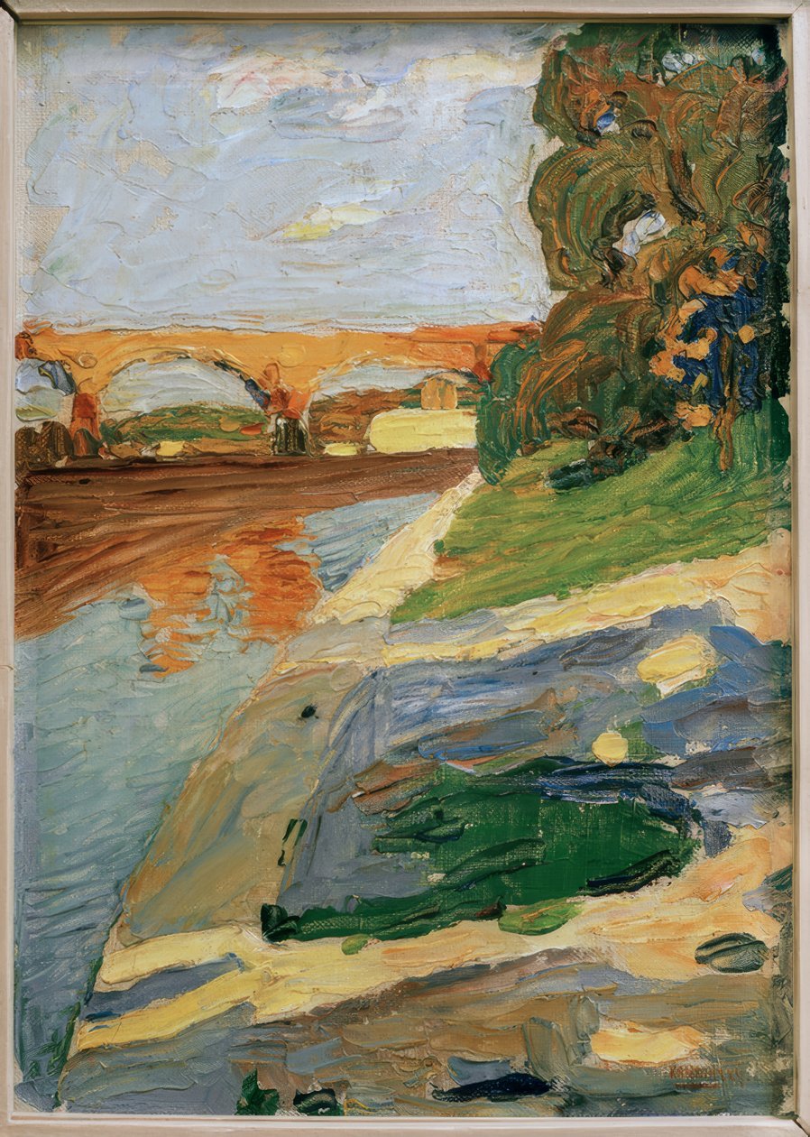 Münih - Isar by Wassily Kandinsky