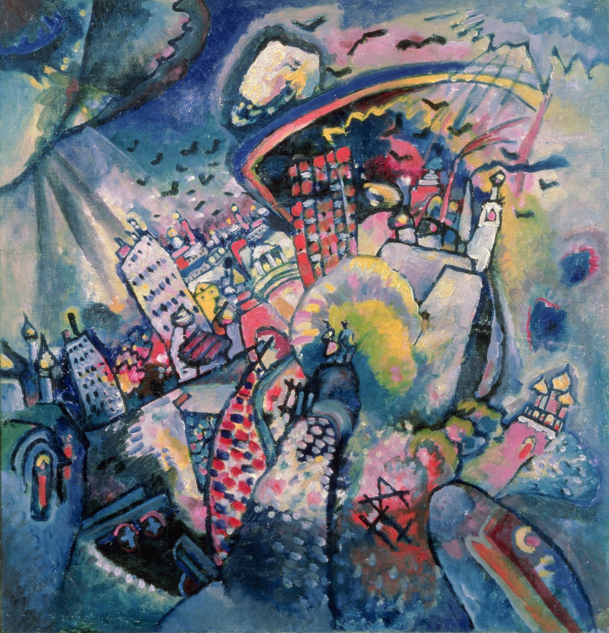 Moskova I, 1916 by Wassily Kandinsky