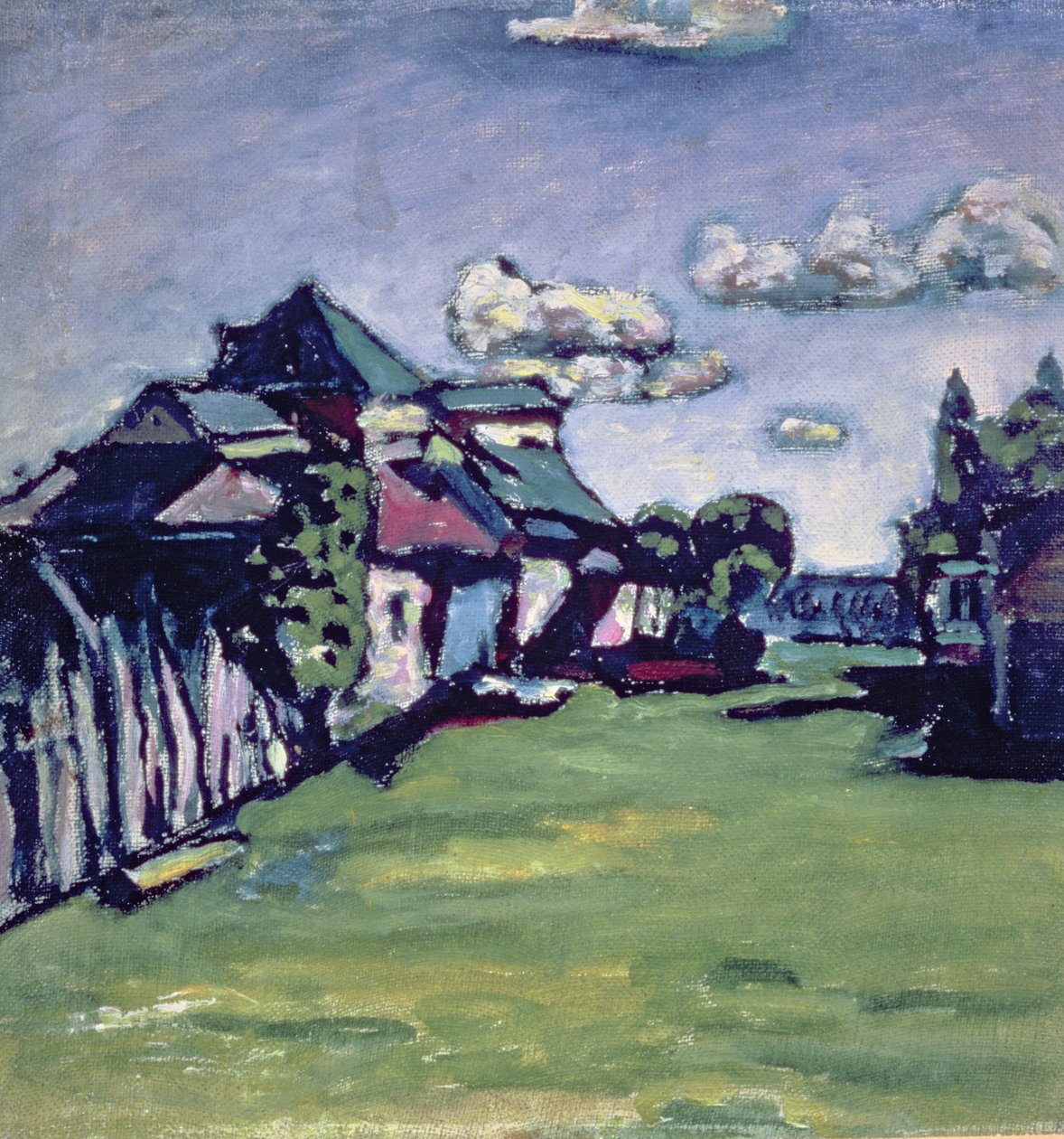 Moskova yakınlarında by Wassily Kandinsky