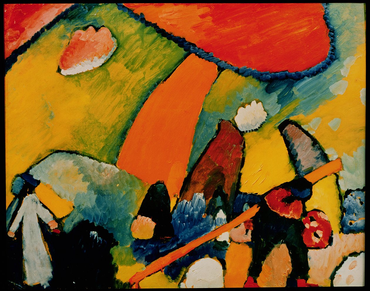 Sahilde, 1909 by Wassily Kandinsky