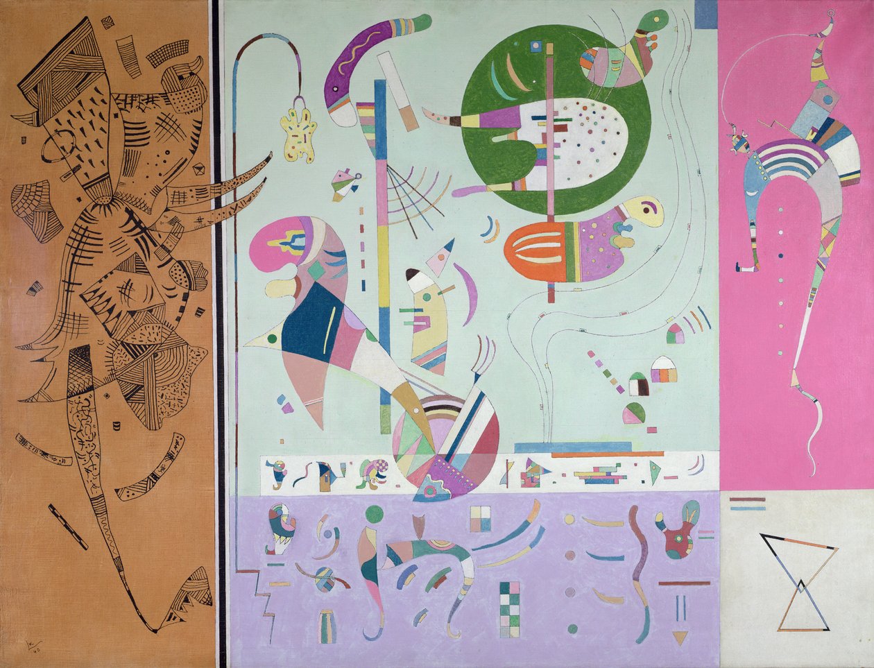 Çeşitli parçalar, 1940 by Wassily Kandinsky