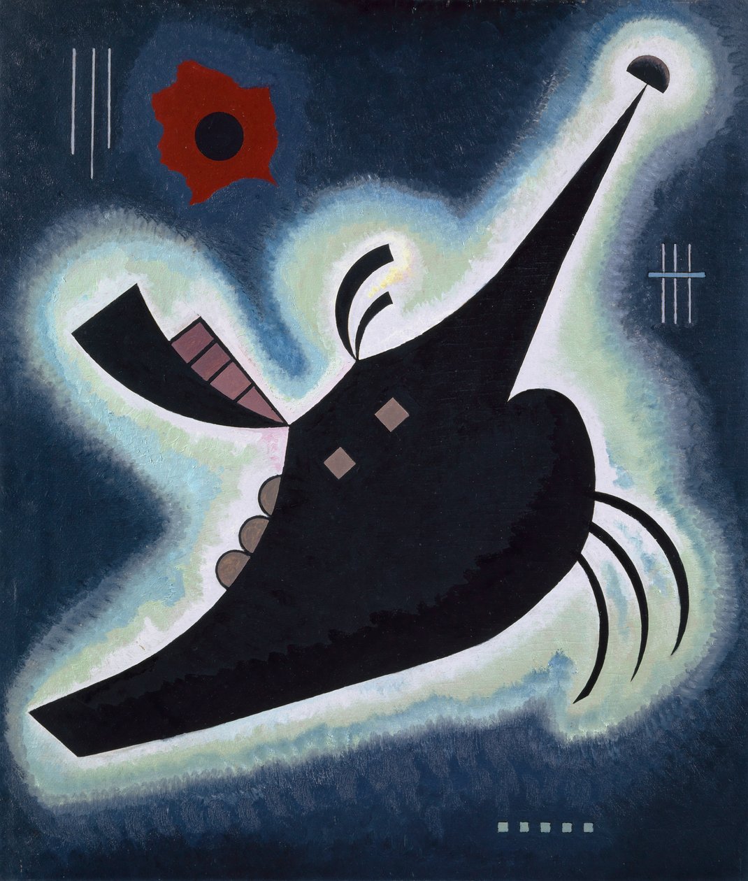 Sivri Siyah, 1931 by Wassily Kandinsky