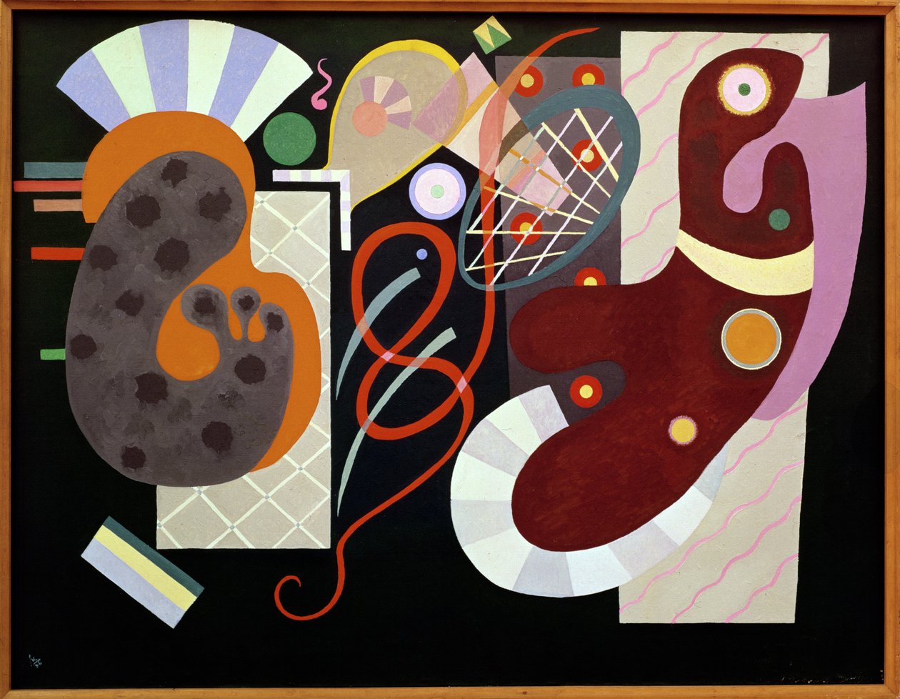 Kırmızı Düğüm, 1936 by Wassily Kandinsky