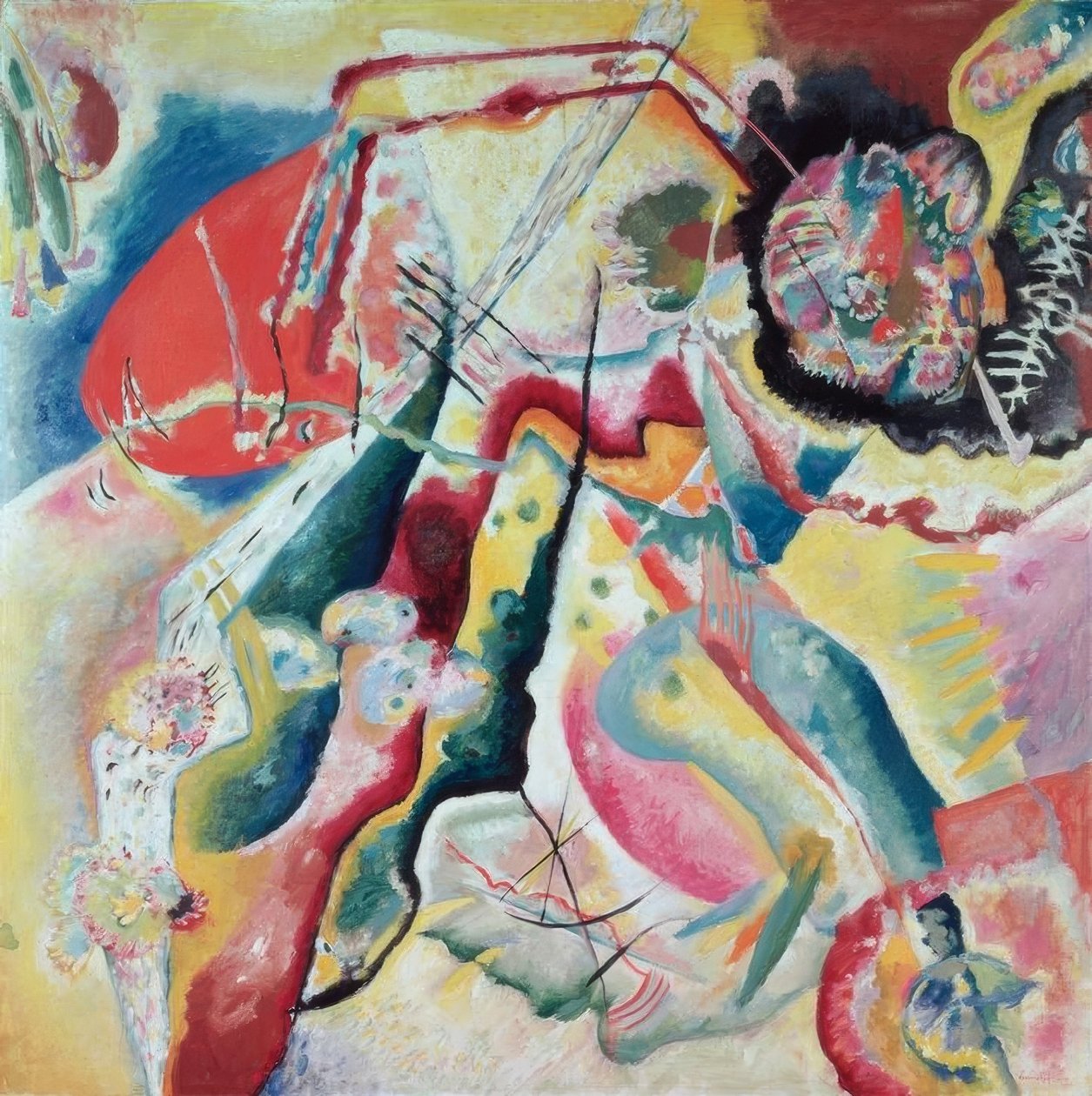 kırmızı nokta by Wassily Kandinsky