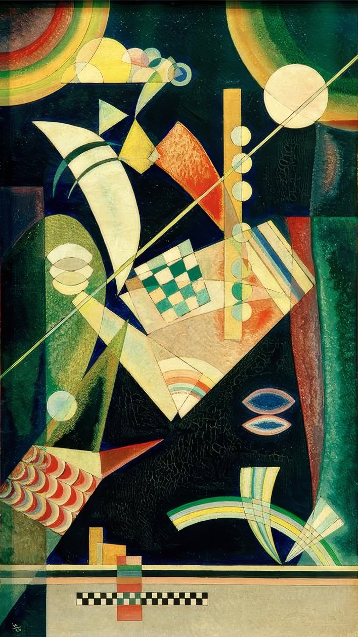 Keskin sertlik by Wassily Kandinsky