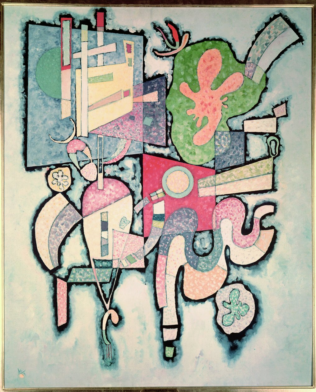 Basit Karmaşıklık veya Belirsizlik, 1939 by Wassily Kandinsky