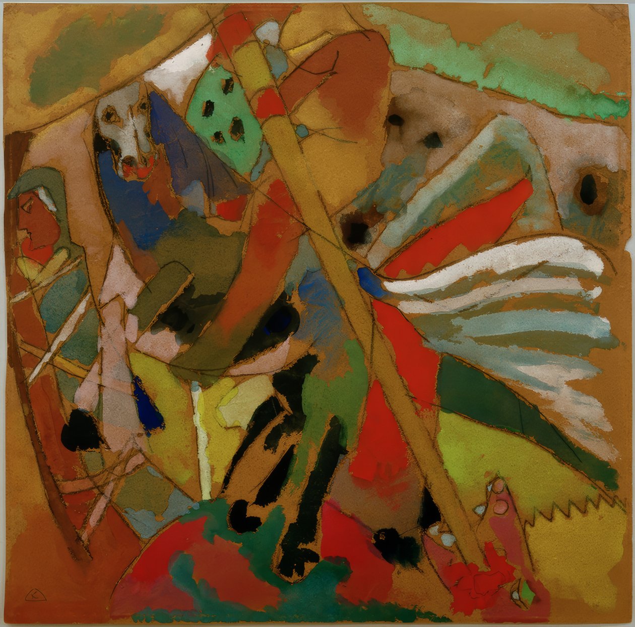 NS. II. Georg by Wassily Kandinsky