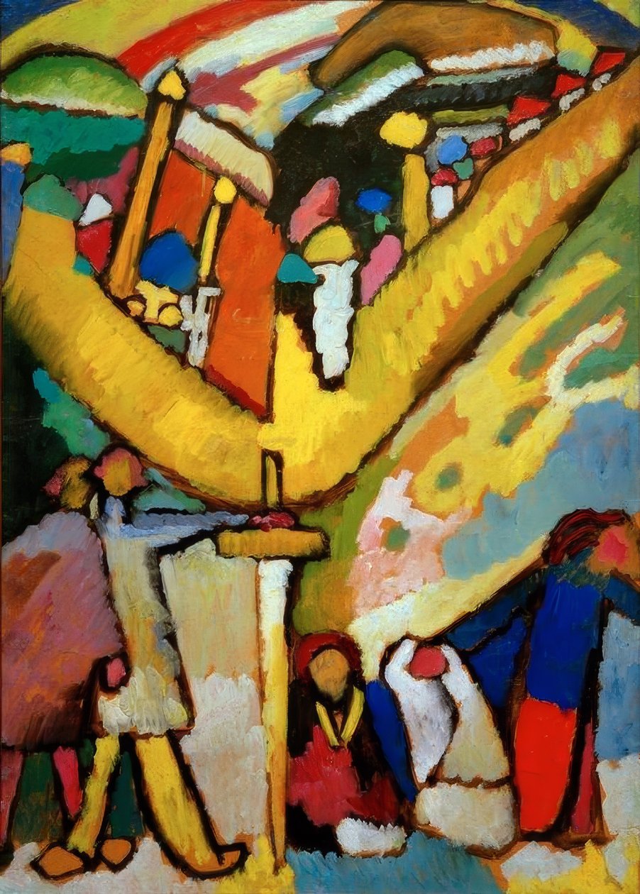 Doğaçlama Çalışması 8 by Wassily Kandinsky