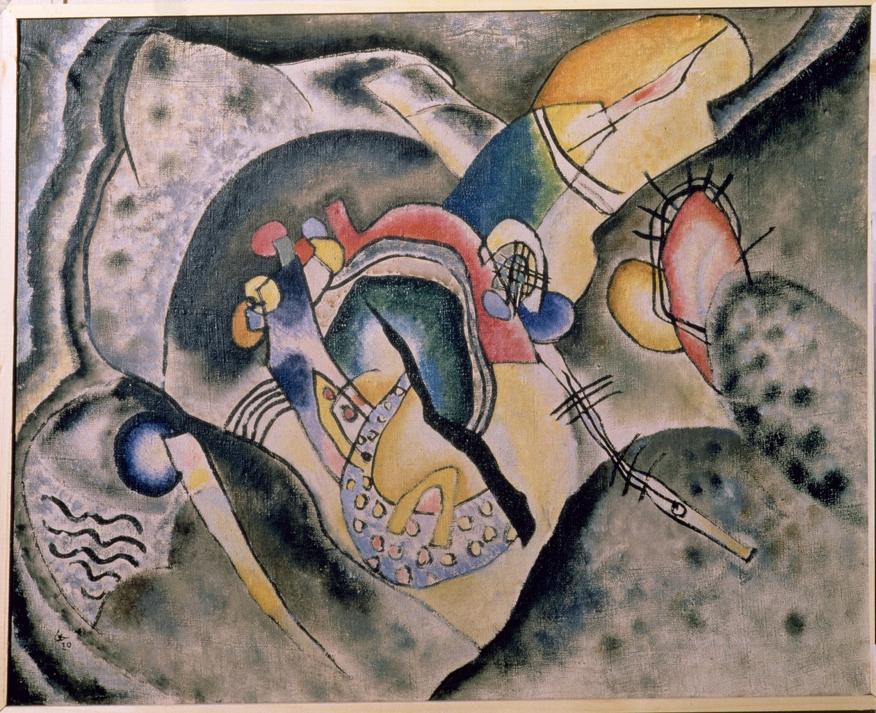 Kara İnme, 1920 by Wassily Kandinsky