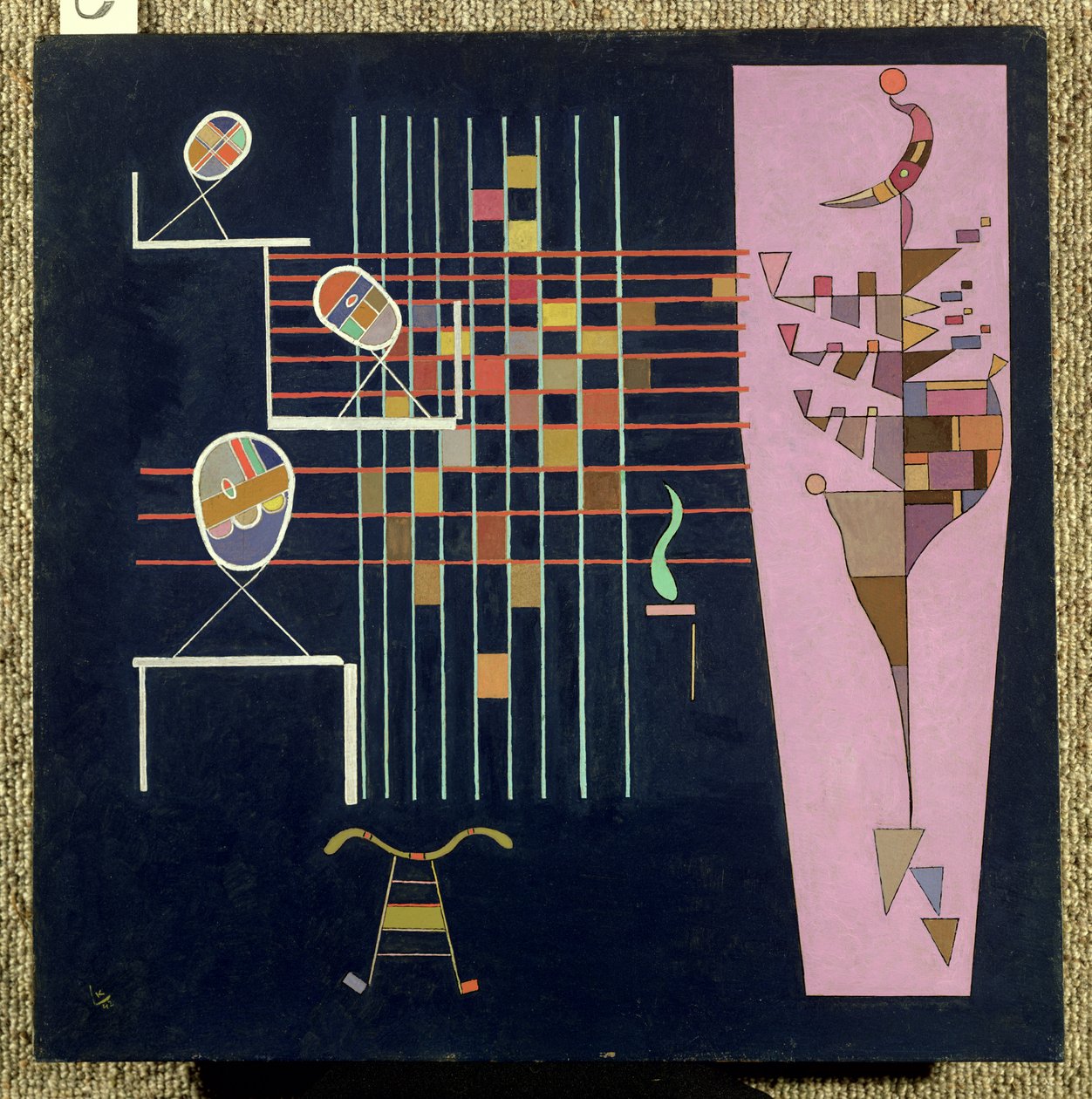 Üç Oval, 1942 by Wassily Kandinsky