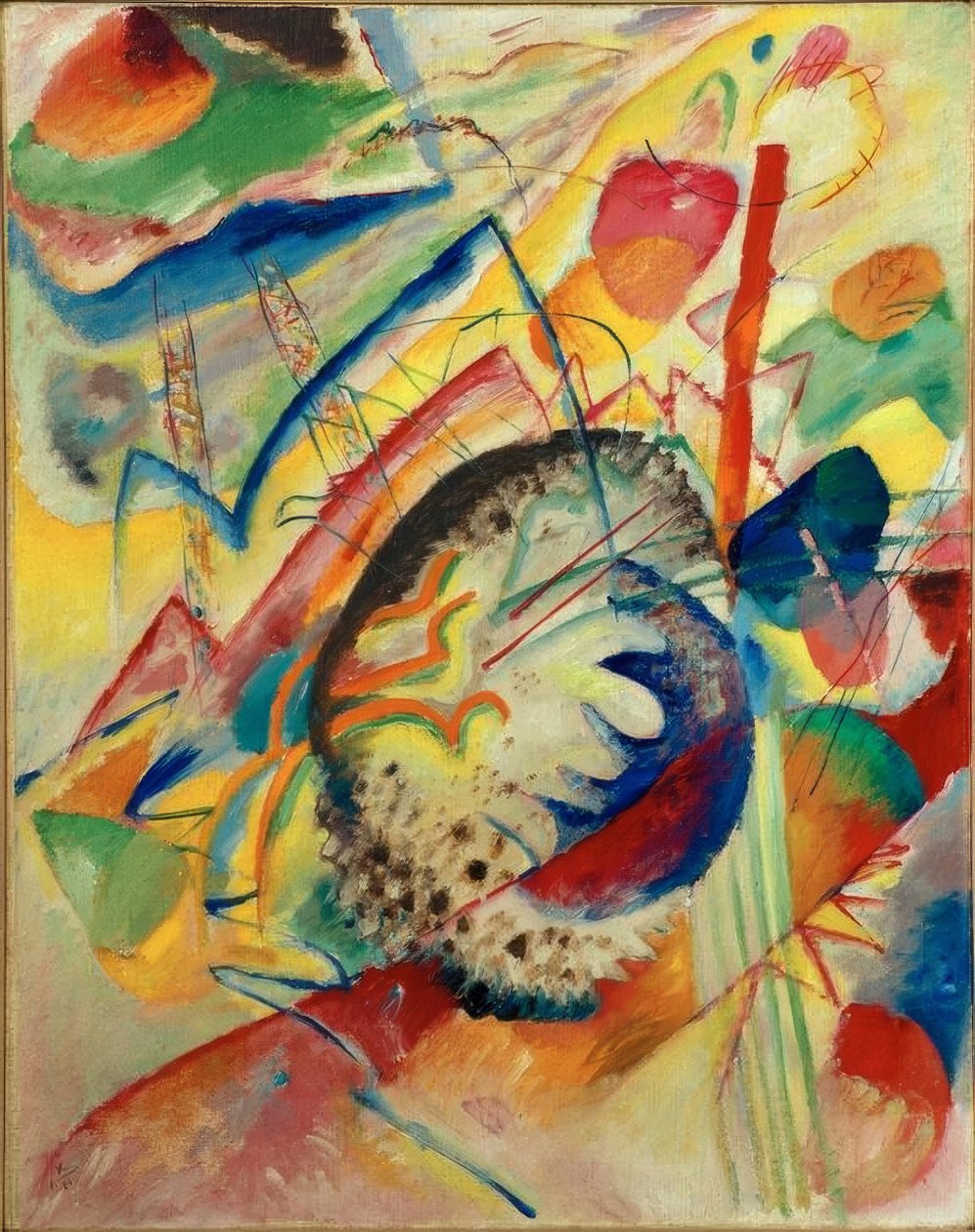 İsimsiz doğaçlama II by Wassily Kandinsky