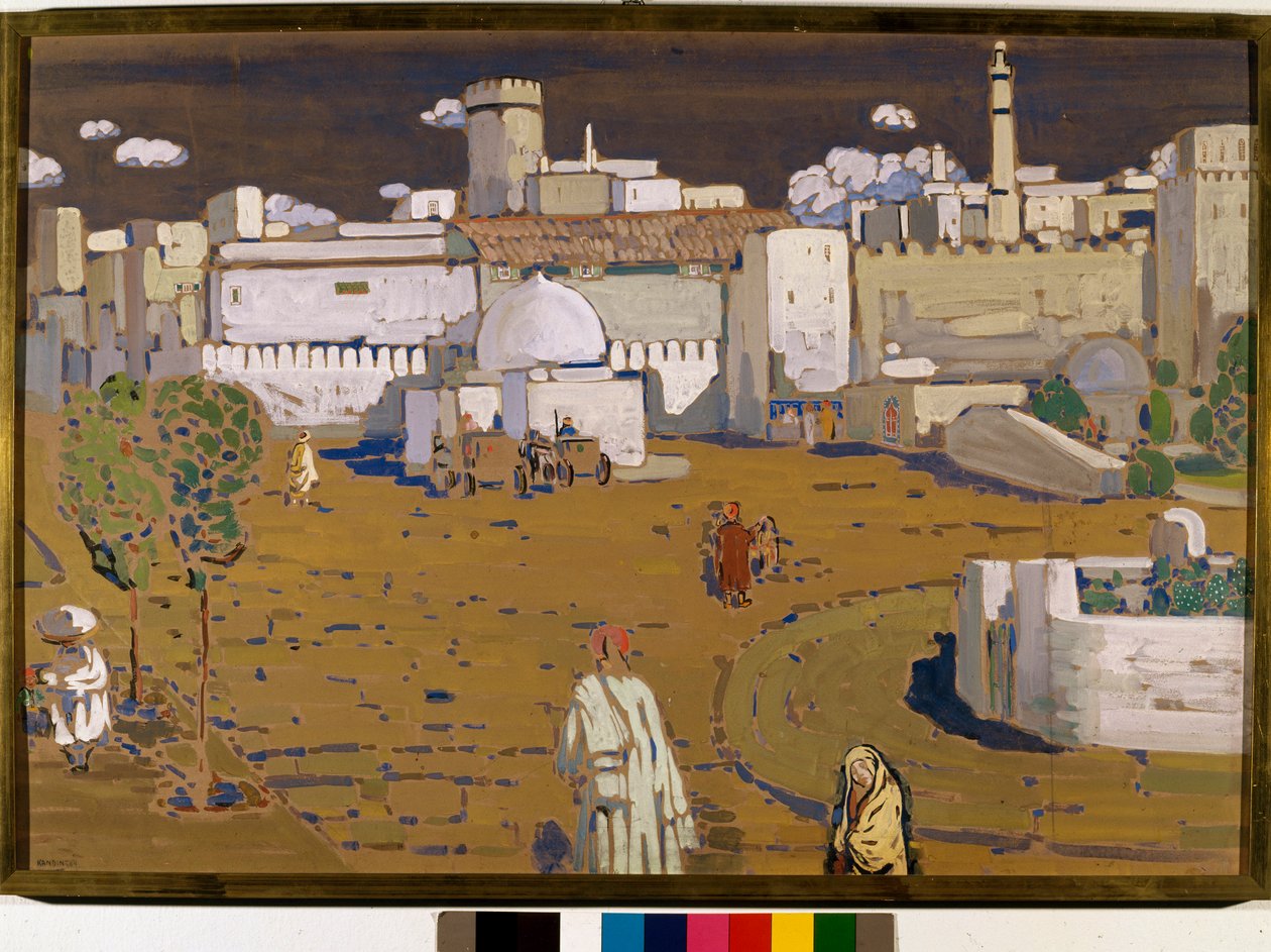 Igishushanyo kitiriwe Igishushanyo cya Vassily Kandinsky (cyangwa Wassily Kandinski cyangwa Kandinskij, 1866-1944). 1915 New York, Inzu Ndangamurage ya Arturki igezweho by Wassily Kandinsky