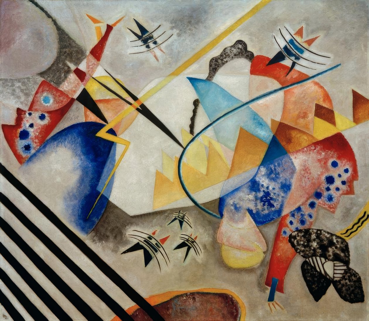 beyaz merkez by Wassily Kandinsky