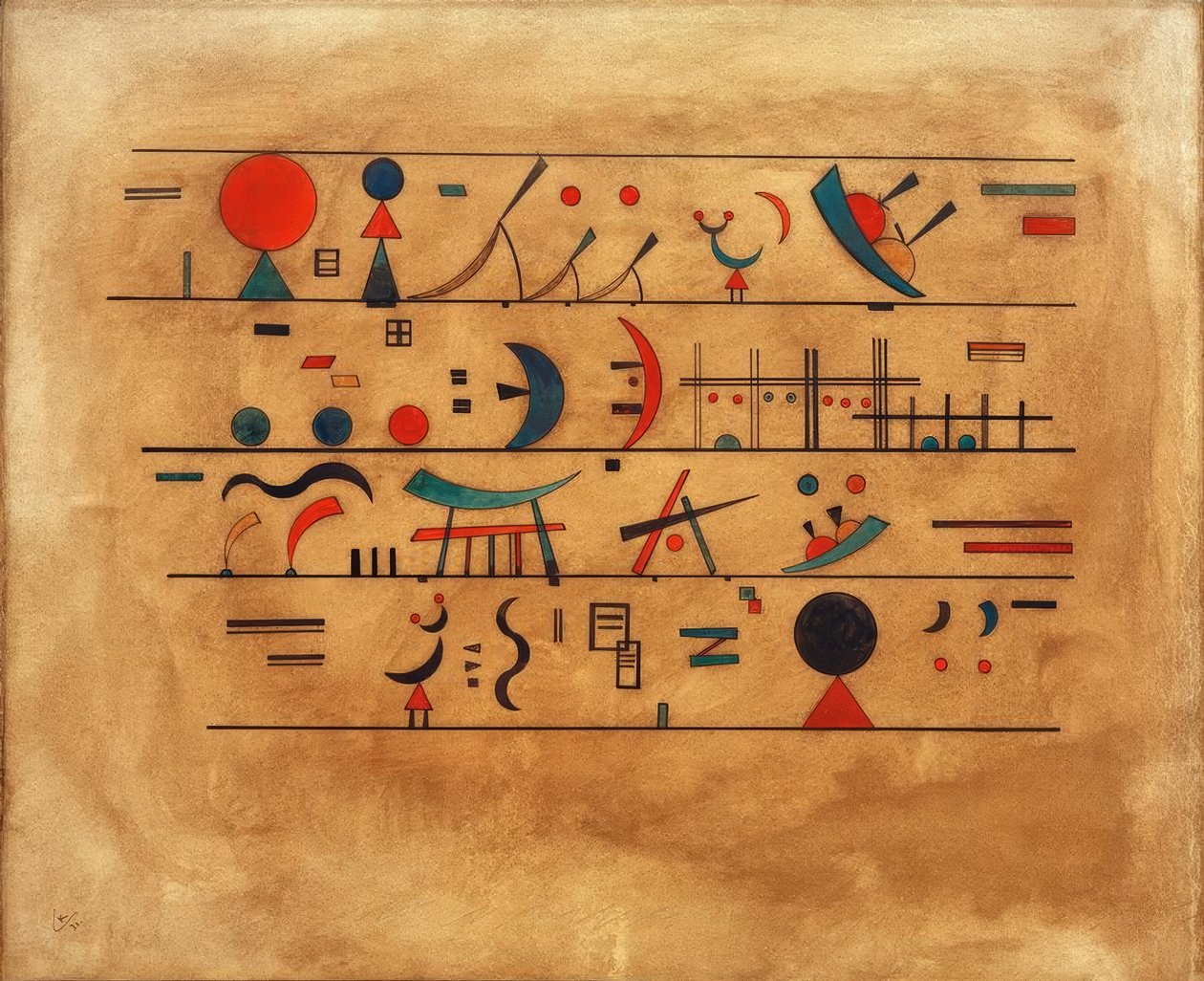 karakter dizileri by Wassily Kandinsky