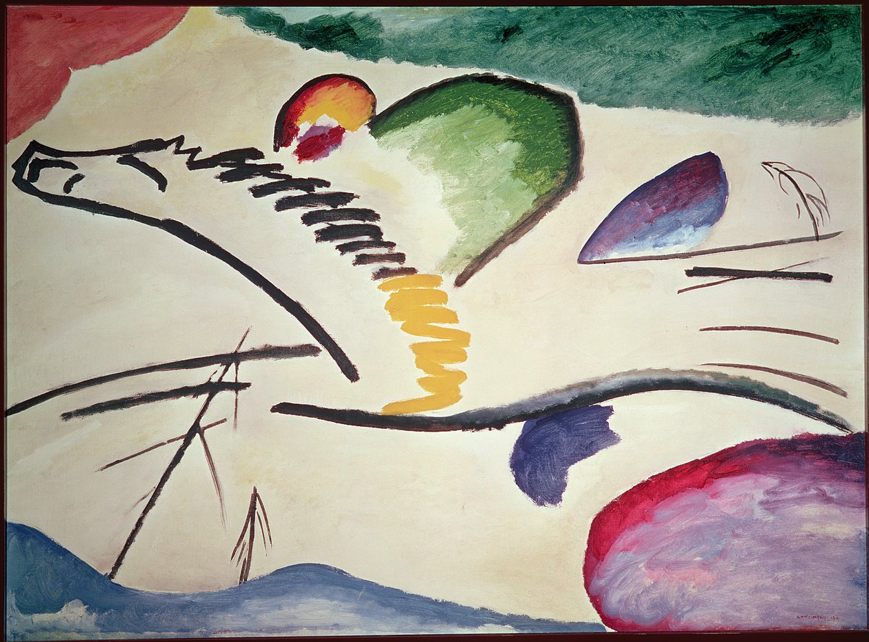 Abstract Horse, 1911  by Wassily Kandinsky