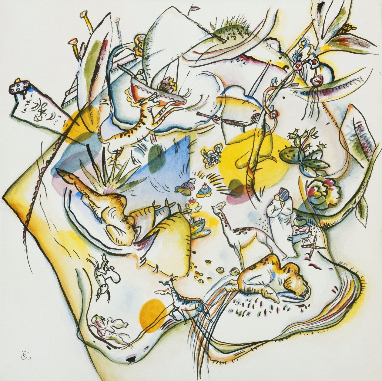 Afrika by Wassily Kandinsky