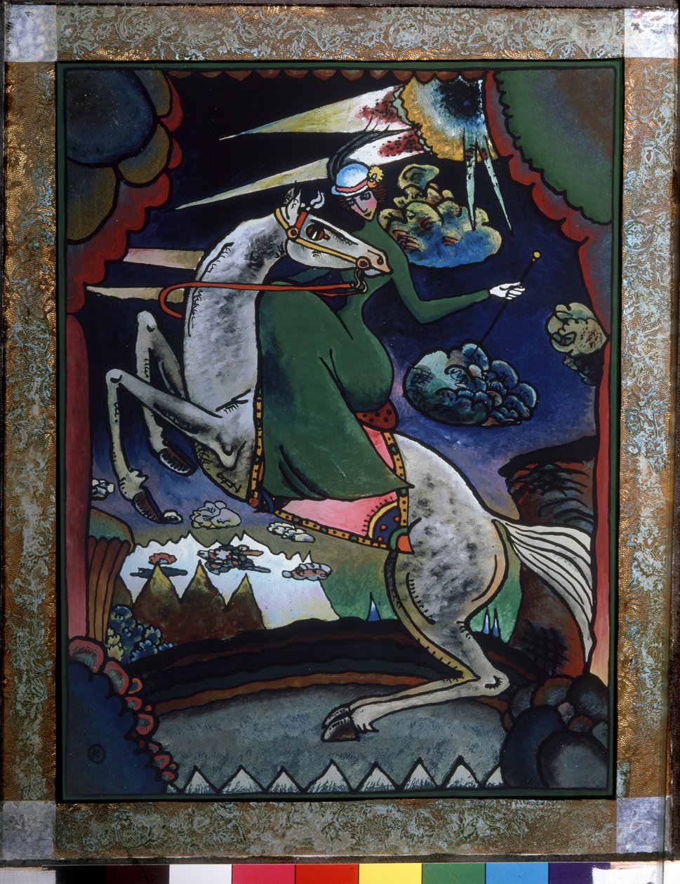 Dağdaki Amazon.; Vassily Kandinsky