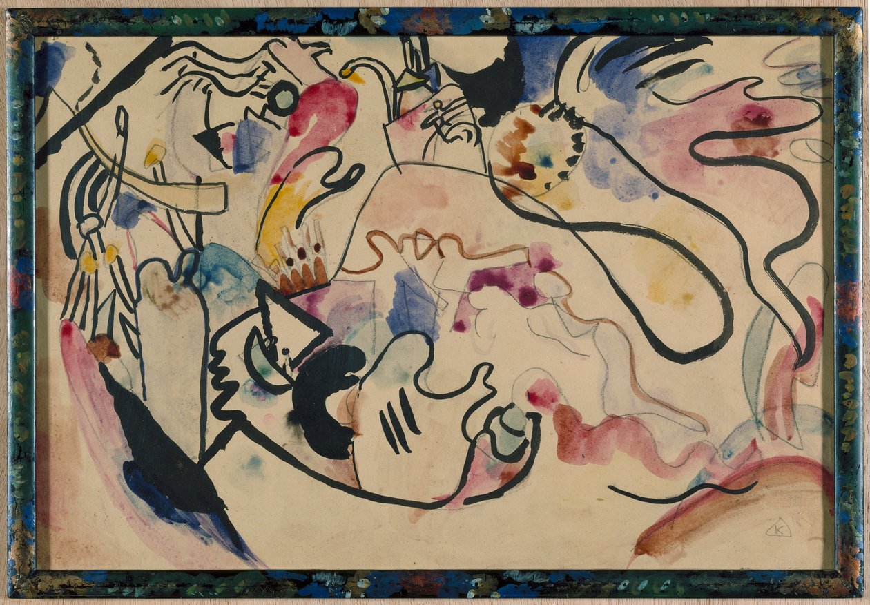 Suluboya No. 8 "Kıyamet Günü" by Wassily Kandinsky