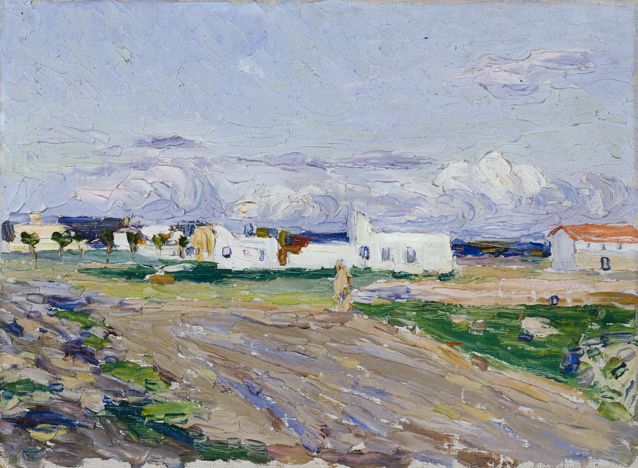 Hotel St Georges, Tunus'tan görünüm by Wassily Kandinsky