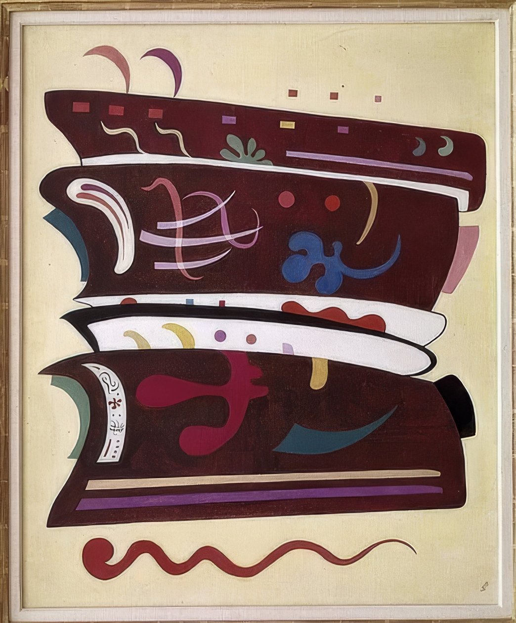 Brun takviyeleri. 1935 by Wassily Kandinsky