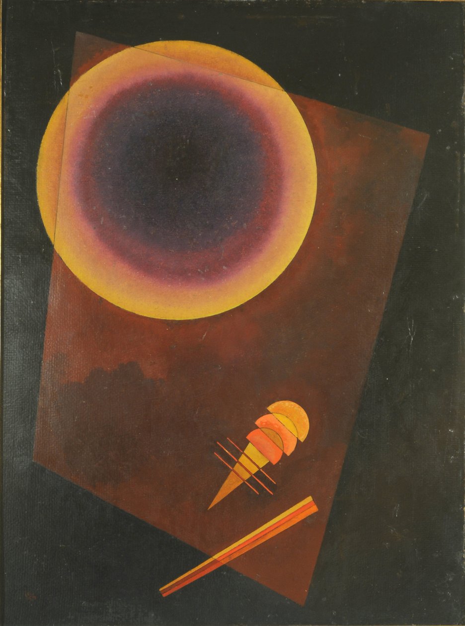 Kahverengi daire, 1929. by Wassily Kandinsky