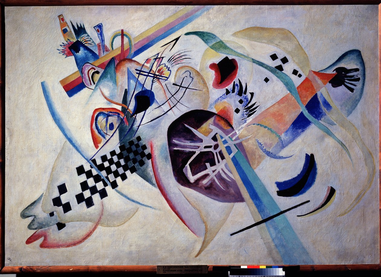 ""Kompozisyon N. 224. Beyaz Üzerine"" Vassily Kandinsky