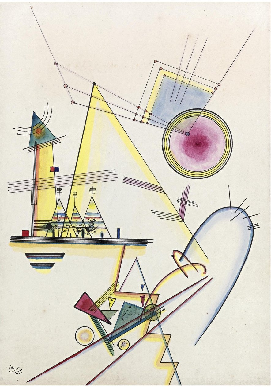 Hassas ruh, 1925 by Wassily Kandinsky