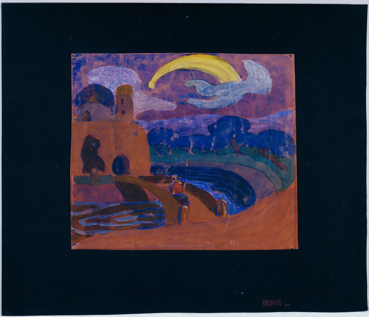 Kuyruklu Yıldız (Gece Binicisi?) by Wassily Kandinsky