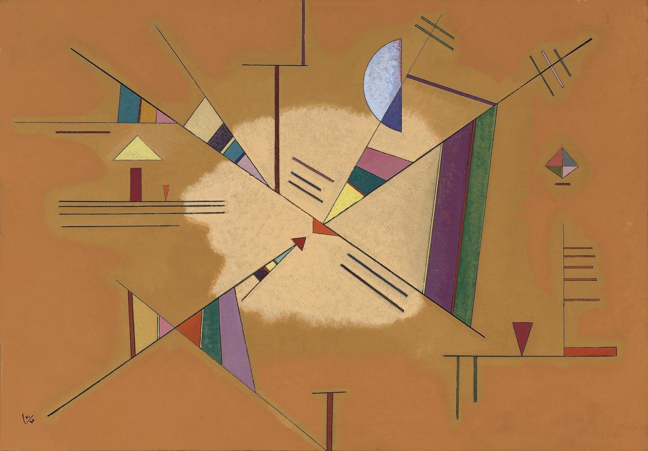 köşegen, 1930 by Wassily Kandinsky