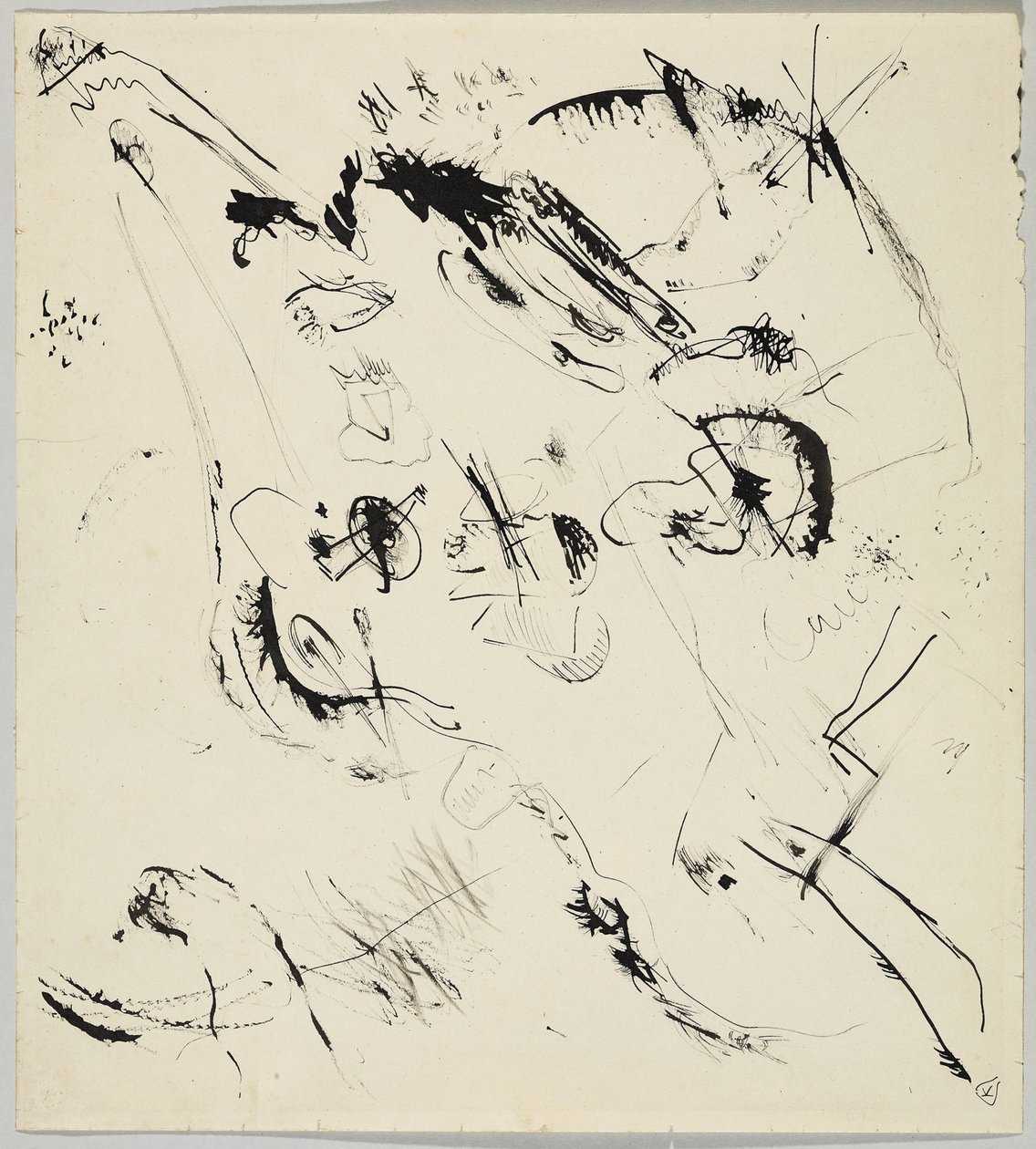 'Kompozisyon VII' için Taslak by Wassily Kandinsky
