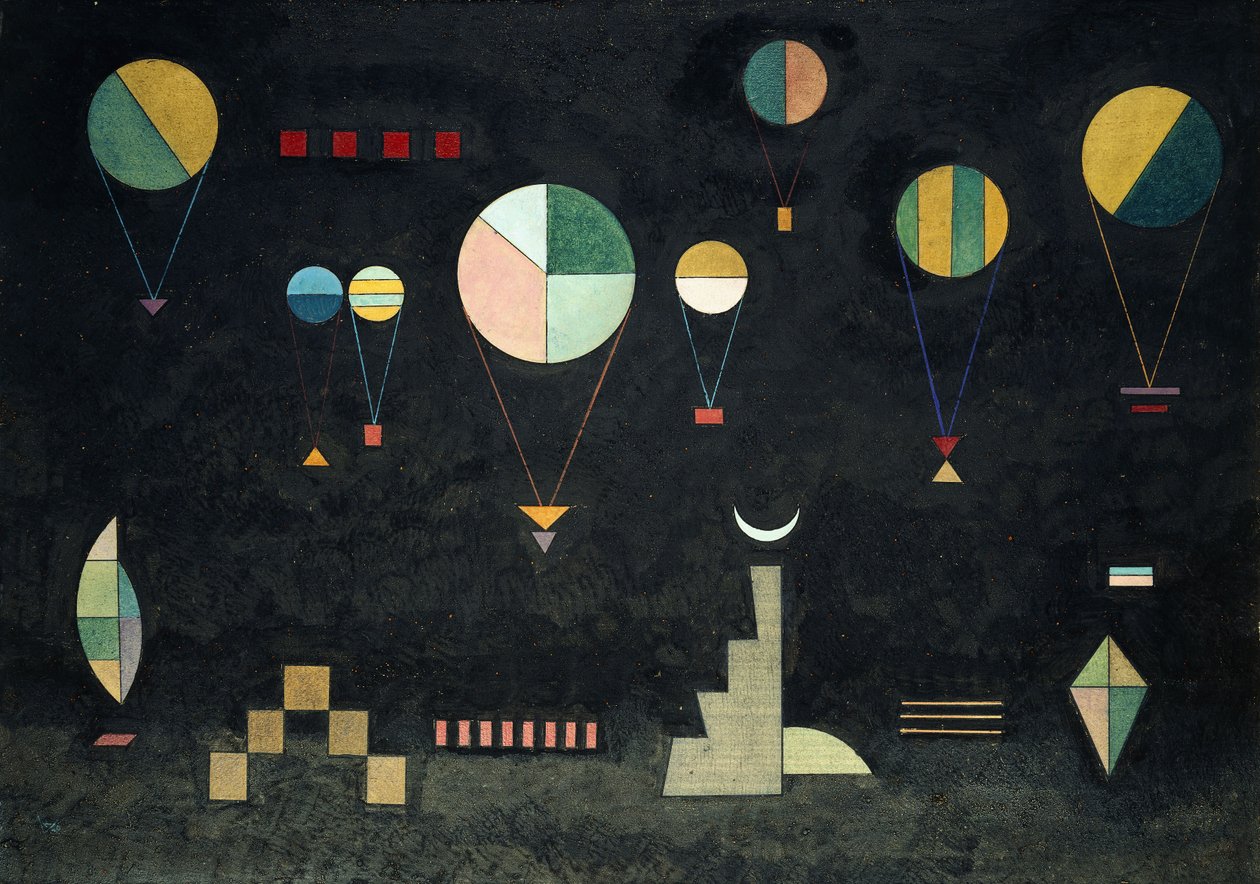 sığ-alçak by Wassily Kandinsky