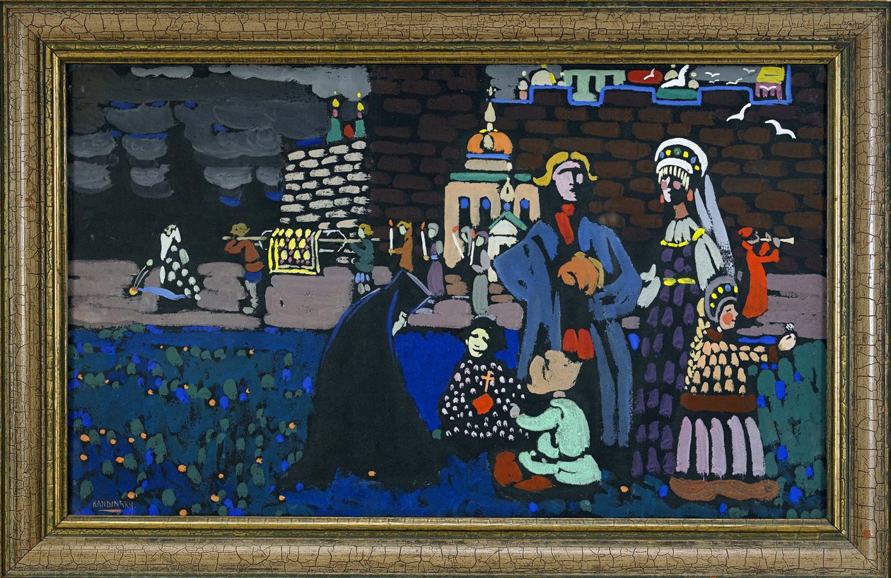 "" Cenazeler "" Ressam Günü Vassily Kandinsky (veya Wassily Kandinsky veya Kandinsky) by Wassily Kandinsky