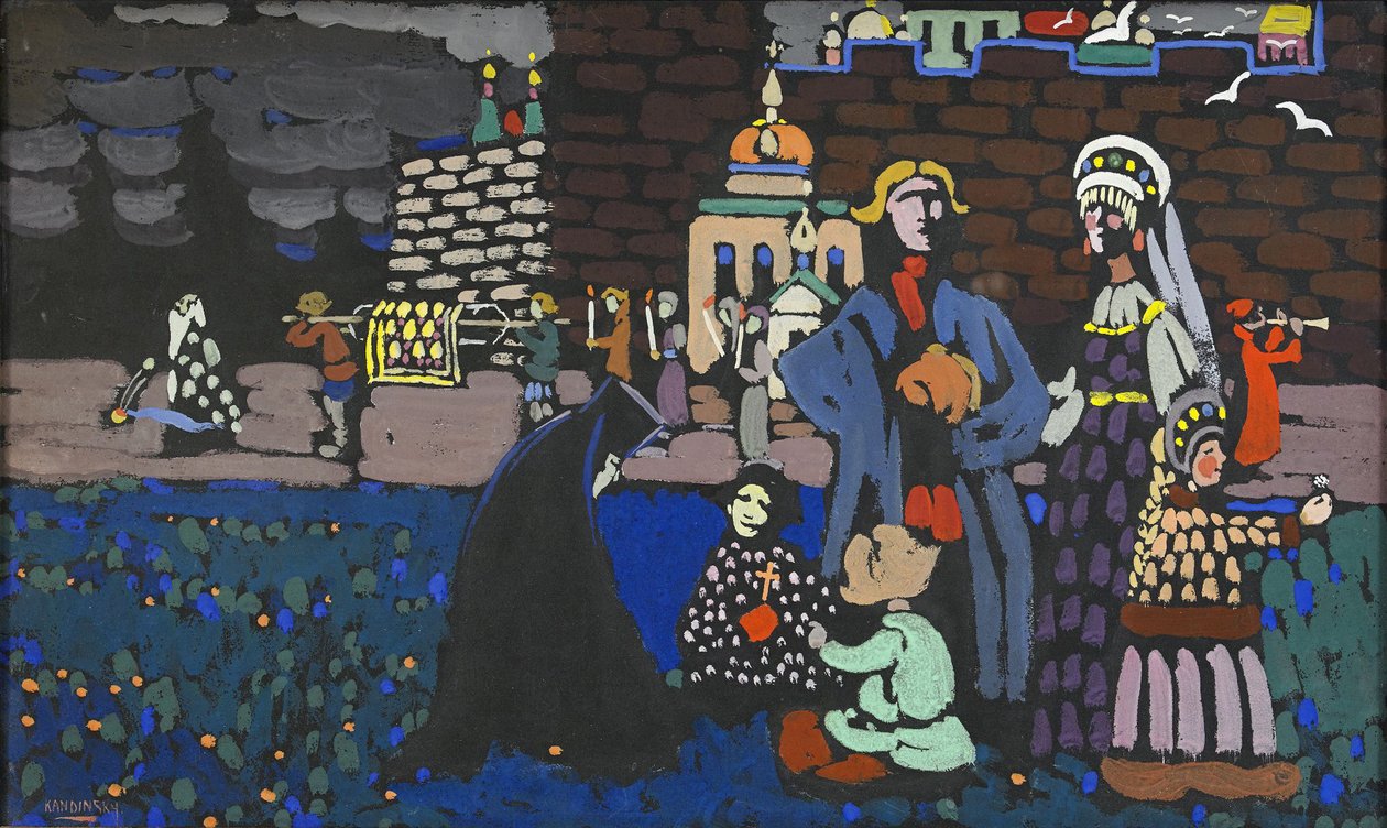 Cenaze by Wassily Kandinsky