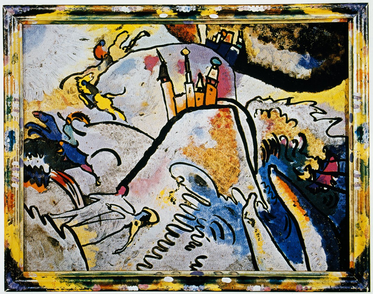 Güneşle cam boyama (Küçük zevkler) by Wassily Kandinsky