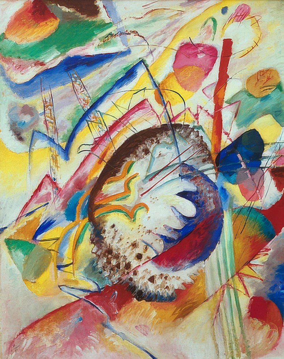 Harika bir çalışma. 1914 by Wassily Kandinsky