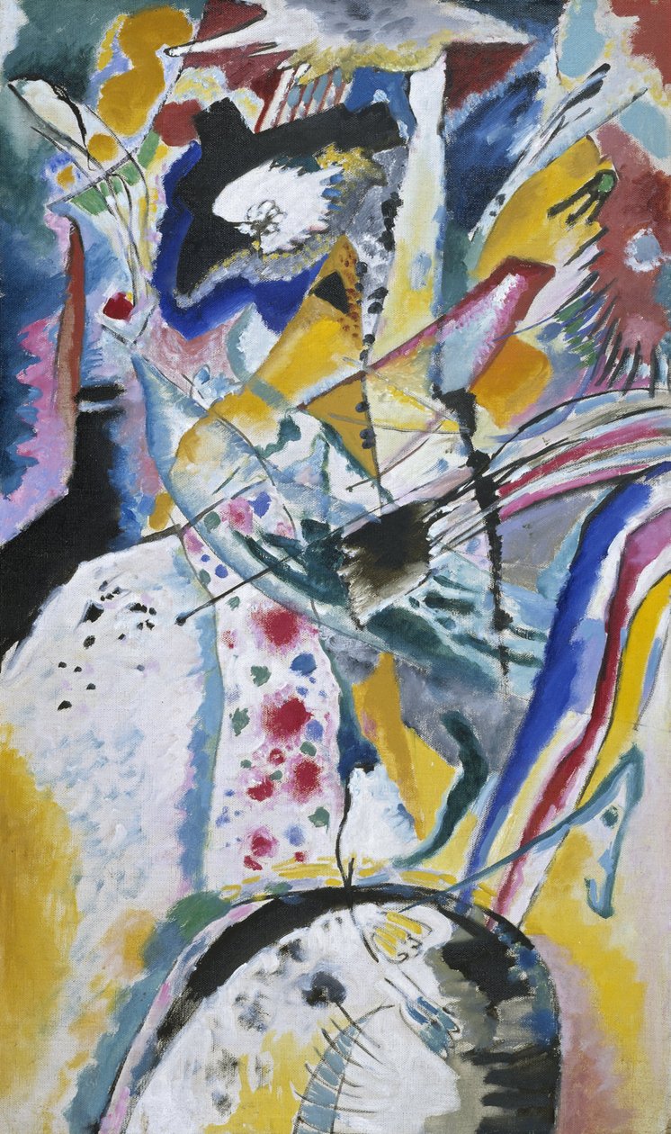 Edwin R. Campbell İçin Bir Duvar Resmi İçin Büyük Çalışma (Yaz) by Wassily Kandinsky