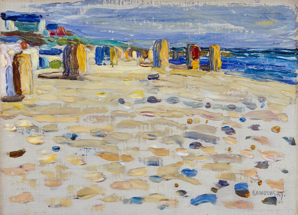 Hollanda – plaj sandalyeleri by Wassily Kandinsky