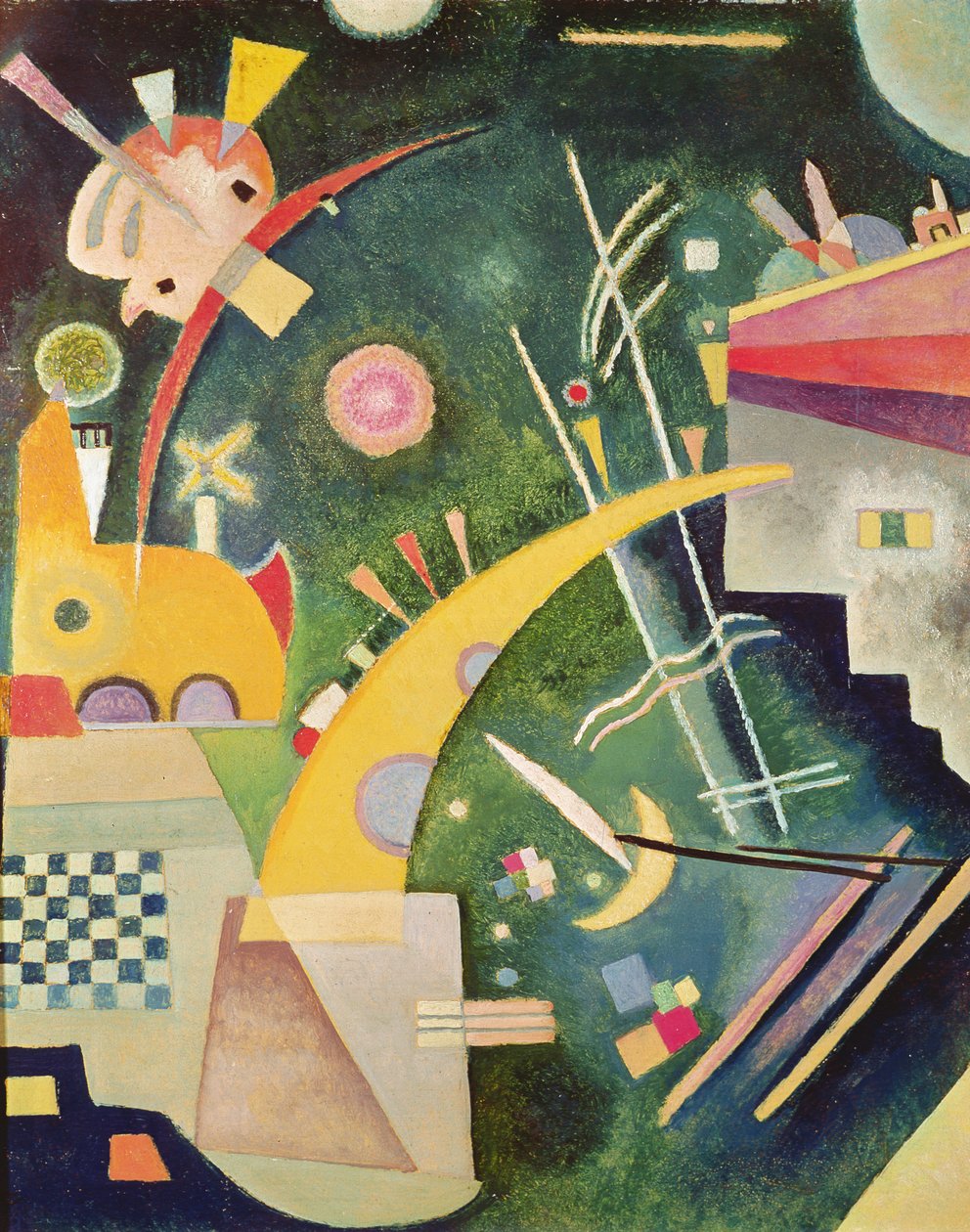 Boynuzform, 1924 by Wassily Kandinsky