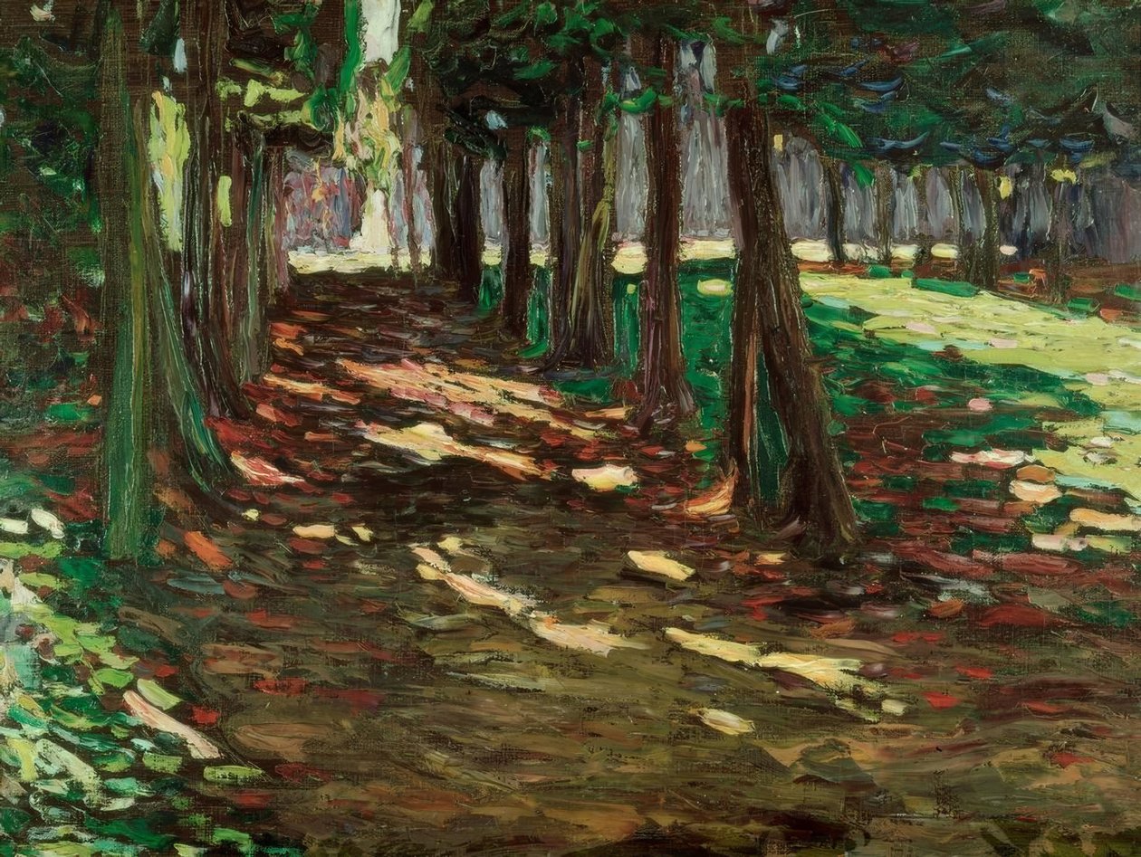 Aziz Bulut parkında by Wassily Kandinsky