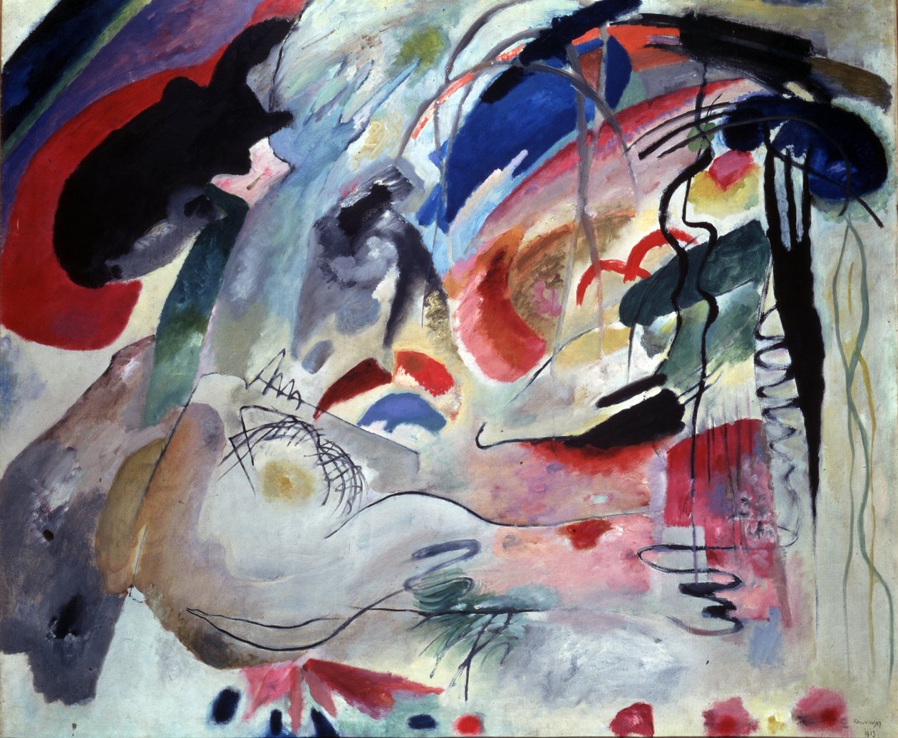 "" Doğaçlama ೩೪ "" Ressam Günü Vassily Kandinsky (au Wassily Kandinsky by Wassily Kandinsky