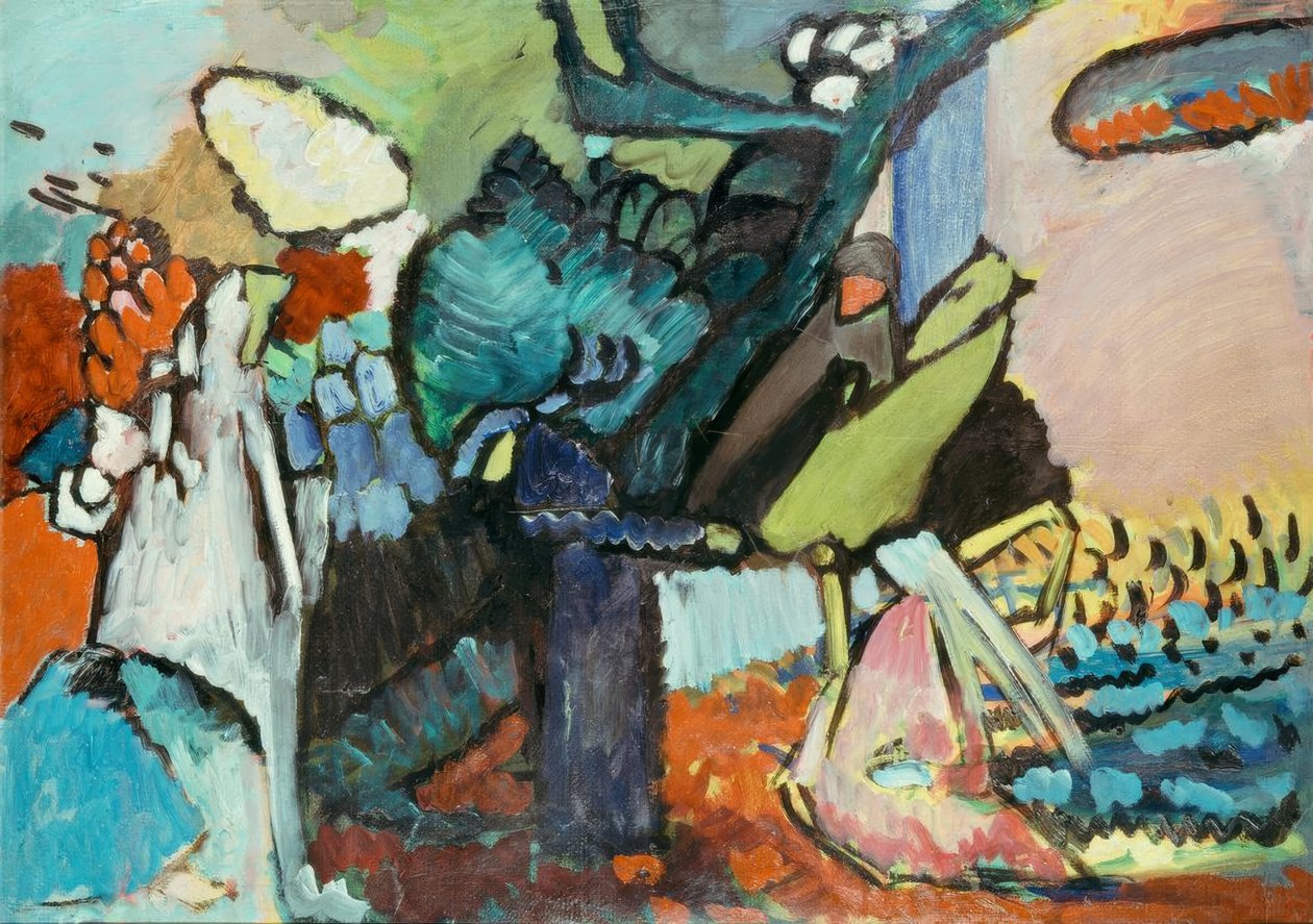 doğaçlama 4 by Wassily Kandinsky