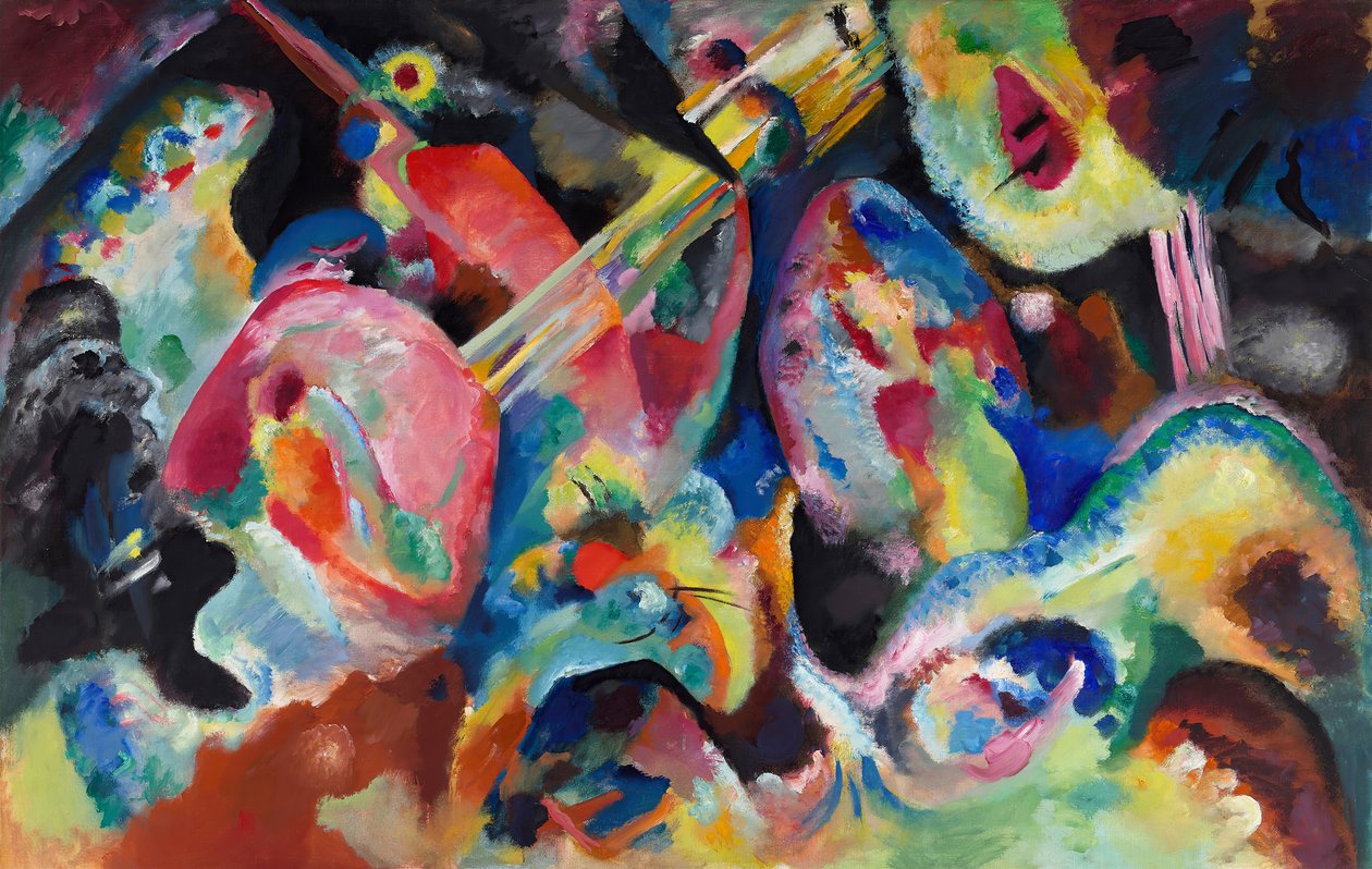 Doğaçlama. Tufan, 1913. by Wassily Kandinsky