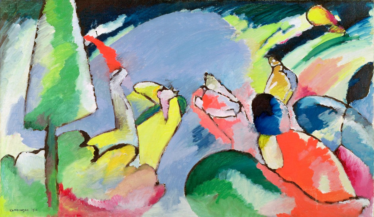 doğaçlama XIV by Wassily Kandinsky