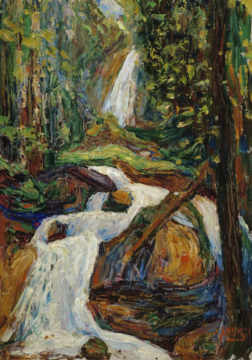 Kochel - Şelale I by Wassily Kandinsky