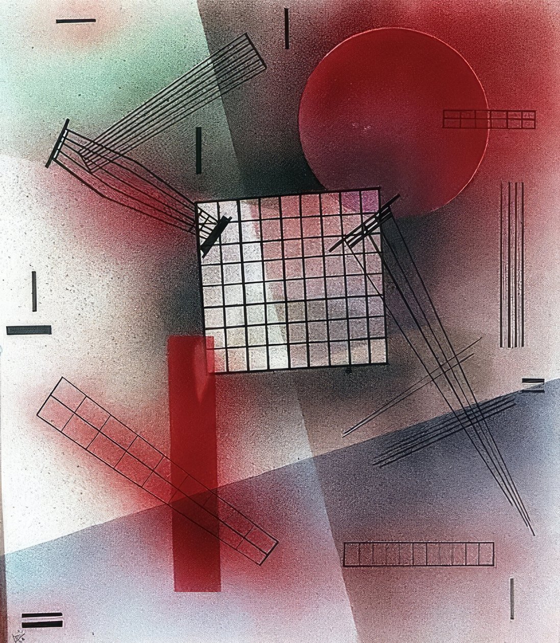 Kompozisyon. Yaklaşık. 1920-44 by Wassily Kandinsky