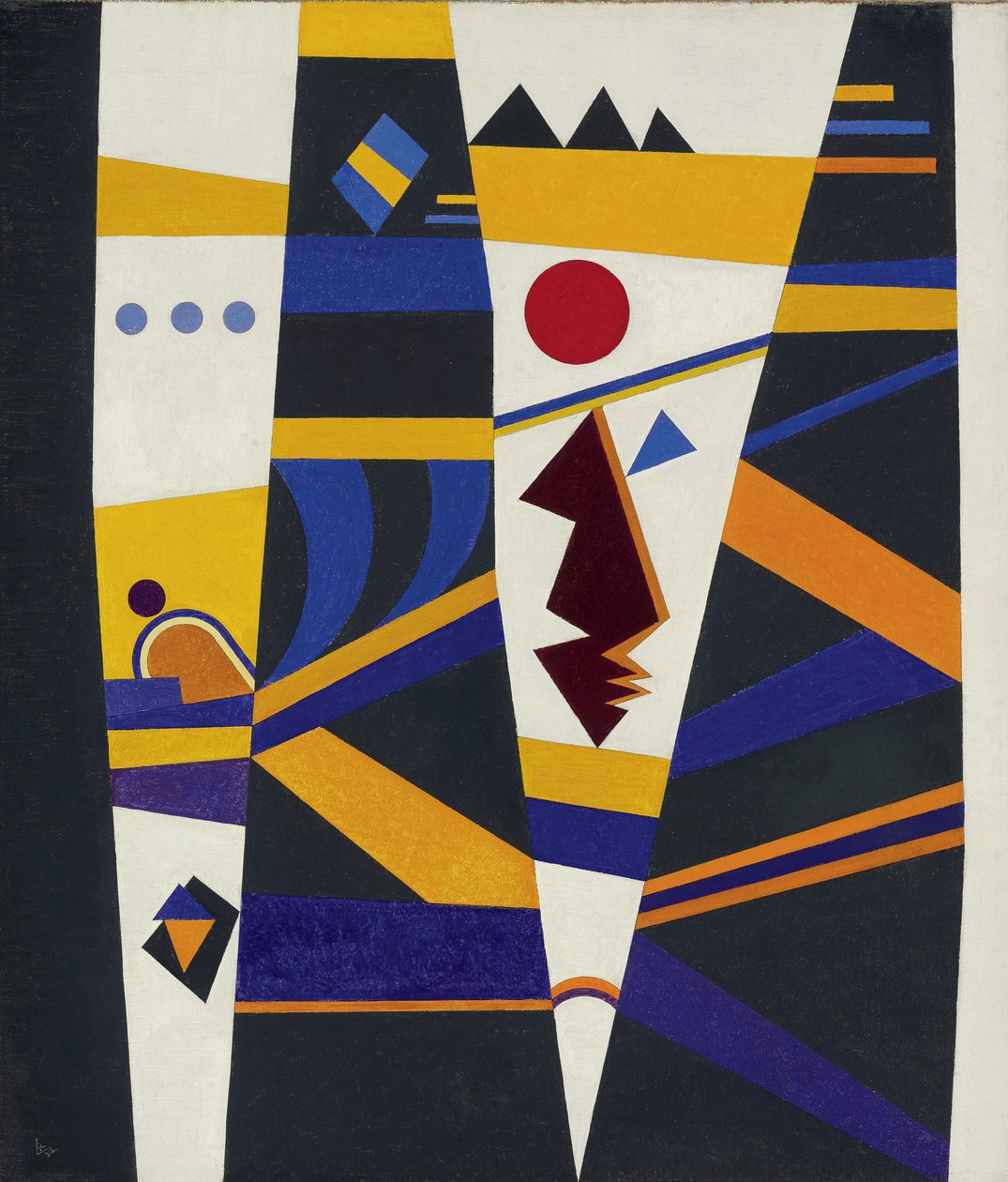 laison; bağlayıcı by Wassily Kandinsky