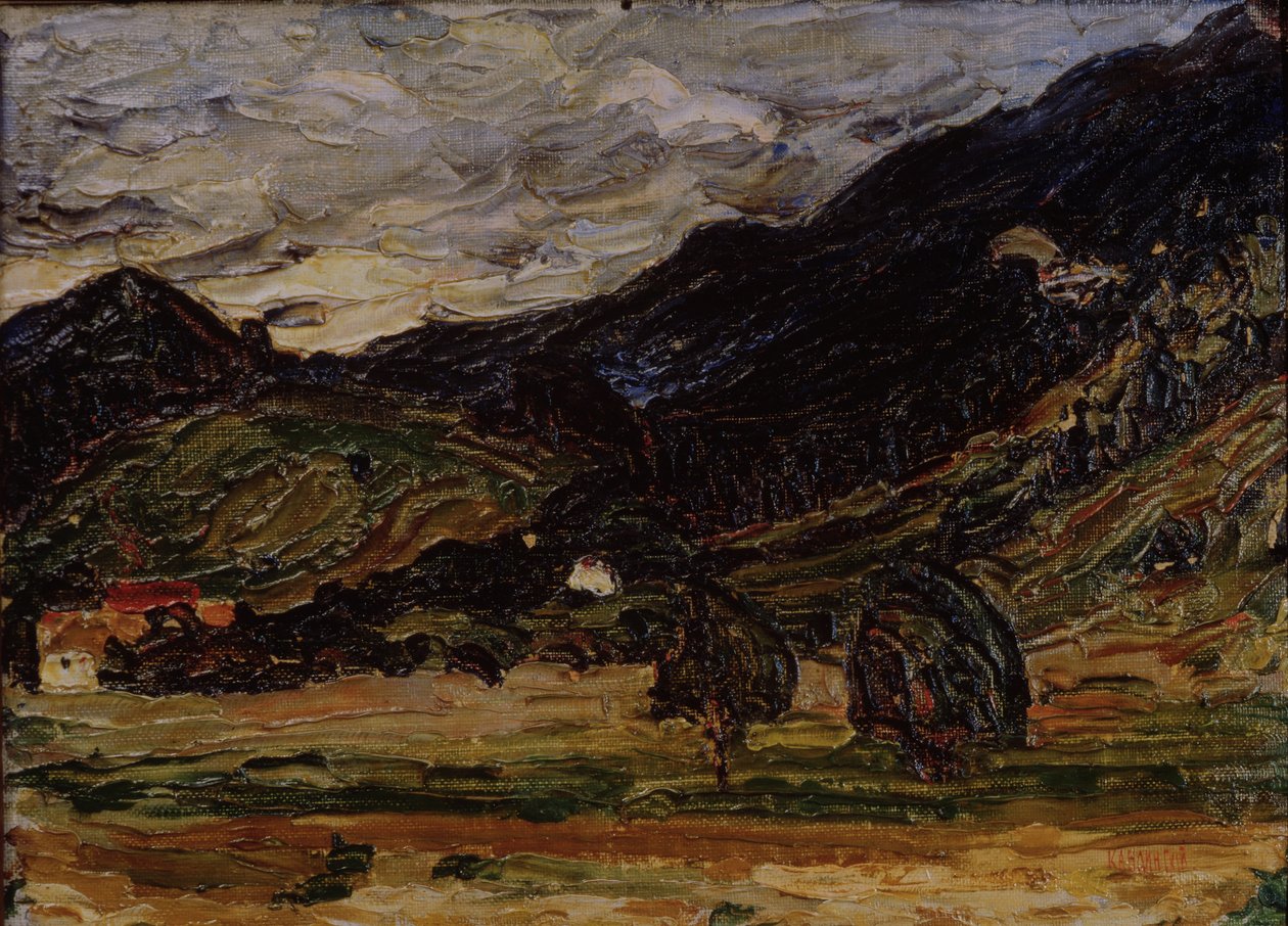 Manzara, 1918 by Wassily Kandinsky