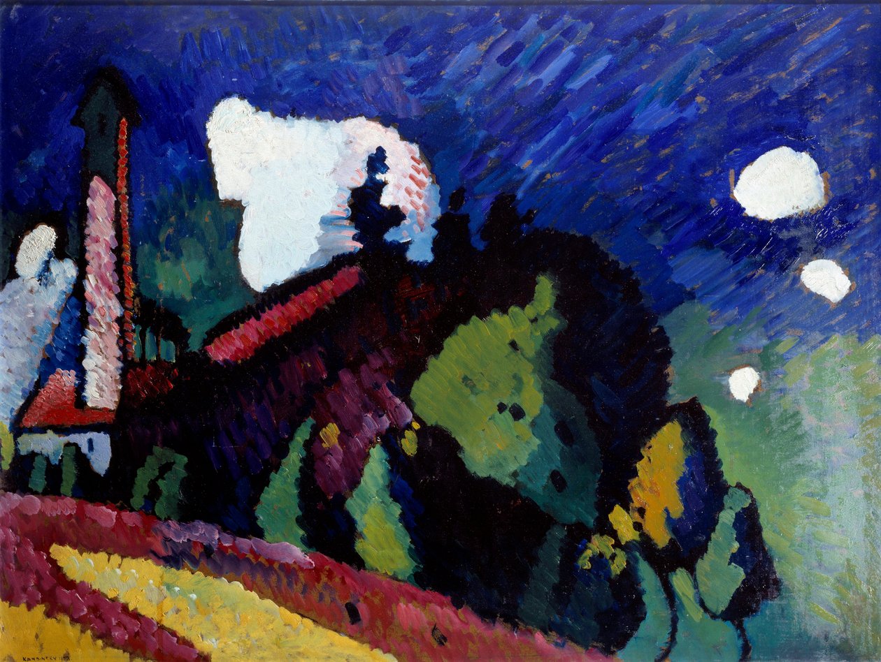 Kulede Manzara by Wassily Kandinsky