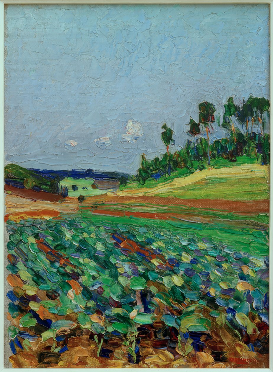 Regensburg yakınlarındaki manzara by Wassily Kandinsky